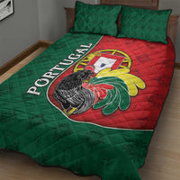 Portugal Quilt Bed Set Rooster With Coat Of Arms - Wonder Print Shop