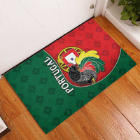 Portugal Rubber Doormat Rooster With Coat Of Arms - Wonder Print Shop