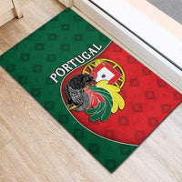 Portugal Rubber Doormat Rooster With Coat Of Arms - Wonder Print Shop