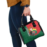 Portugal Shoulder Handbag Rooster With Coat Of Arms - Wonder Print Shop