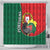 Portugal Shower Curtain Rooster With Coat Of Arms - Wonder Print Shop