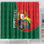 Portugal Shower Curtain Rooster With Coat Of Arms - Wonder Print Shop