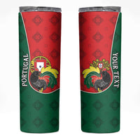 Personalized Portugal Skinny Tumbler Rooster With Coat Of Arms - Wonder Print Shop
