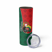 Personalized Portugal Skinny Tumbler Rooster With Coat Of Arms - Wonder Print Shop