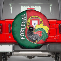 Portugal Spare Tire Cover Rooster With Coat Of Arms - Wonder Print Shop