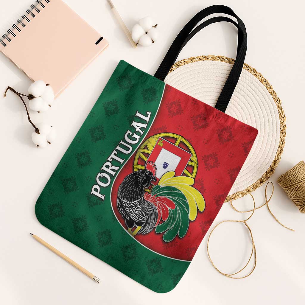 Portugal Tote Bag Rooster With Coat Of Arms - Wonder Print Shop