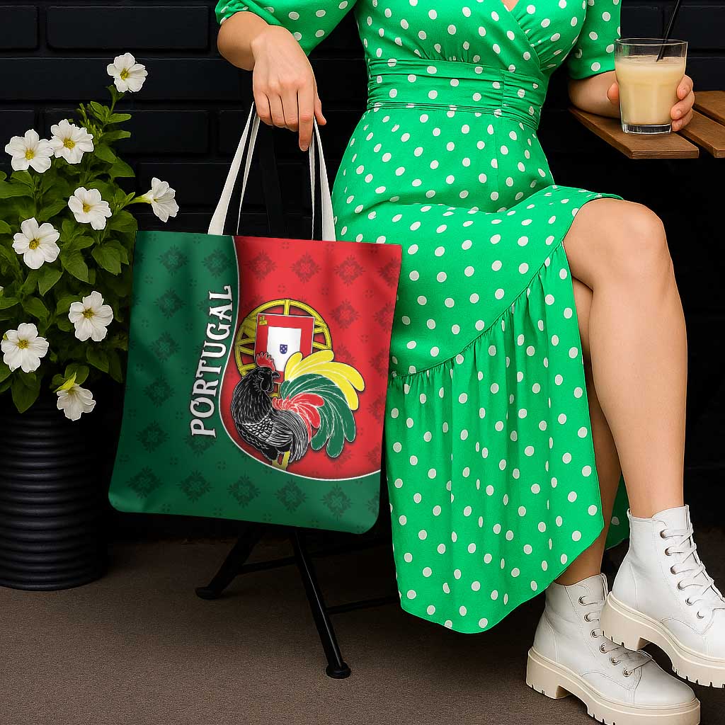 Portugal Tote Bag Rooster With Coat Of Arms - Wonder Print Shop
