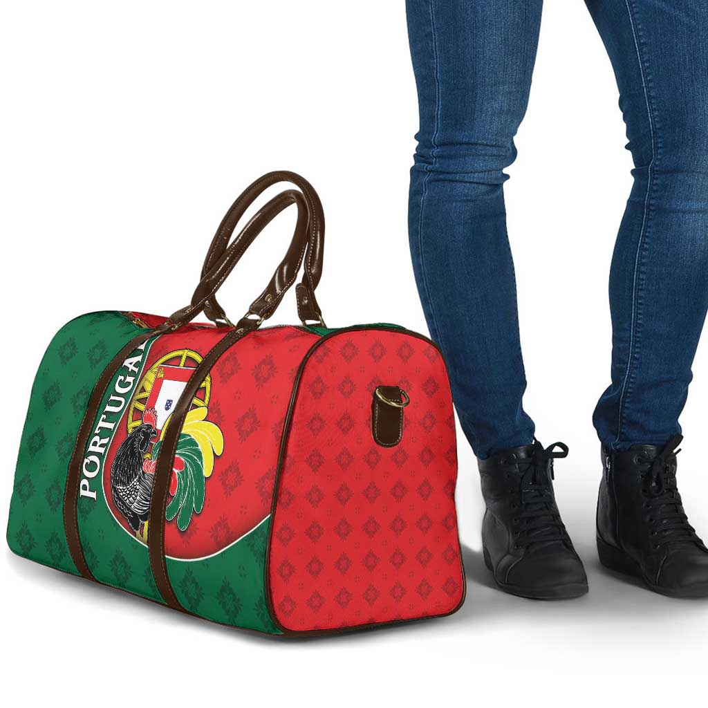 Portugal Travel Bag Rooster With Coat Of Arms - Wonder Print Shop