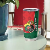 Personalized Portugal Tumbler Cup Rooster With Coat Of Arms - Wonder Print Shop
