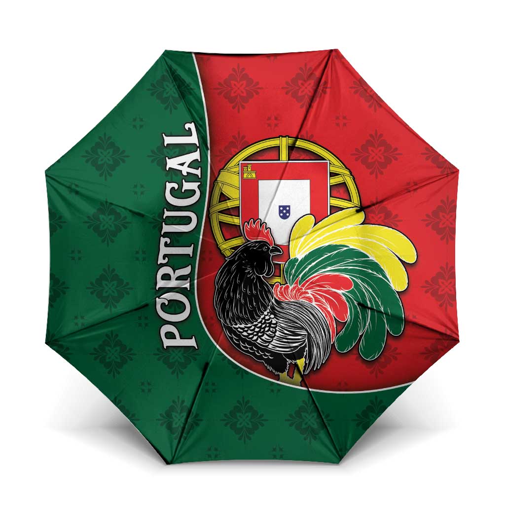 Portugal Umbrella Rooster With Coat Of Arms - Wonder Print Shop