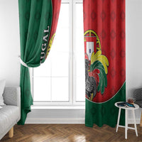 Portugal Window Curtain Rooster With Coat Of Arms - Wonder Print Shop