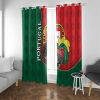 Portugal Window Curtain Rooster With Coat Of Arms - Wonder Print Shop
