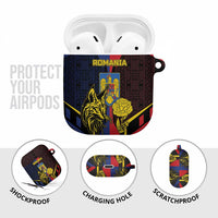 Romania AirPods Case The Eurasian Lynx With The Peony - Wonder Print Shop