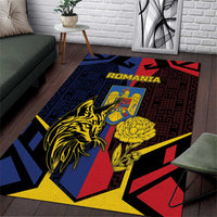 Romania Area Rug The Eurasian Lynx With The Peony - Wonder Print Shop