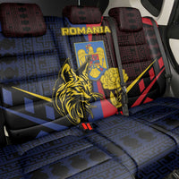 Romania Back Car Seat Cover The Eurasian Lynx With The Peony - Wonder Print Shop