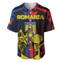 Personalized Romania Baseball Jersey The Eurasian Lynx With The Peony - Wonder Print Shop