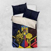 Romania Bedding Set The Eurasian Lynx With The Peony - Wonder Print Shop