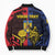 Personalized Romania Bomber Puffer Jacket The Eurasian Lynx With The Peony - Wonder Print Shop