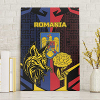 Romania Canvas Wall Art The Eurasian Lynx With The Peony - Wonder Print Shop