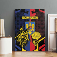 Romania Canvas Wall Art The Eurasian Lynx With The Peony - Wonder Print Shop