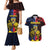 Personalized Romania Couples Matching Mermaid Dress and Hawaiian Shirt The Eurasian Lynx With The Peony - Wonder Print Shop