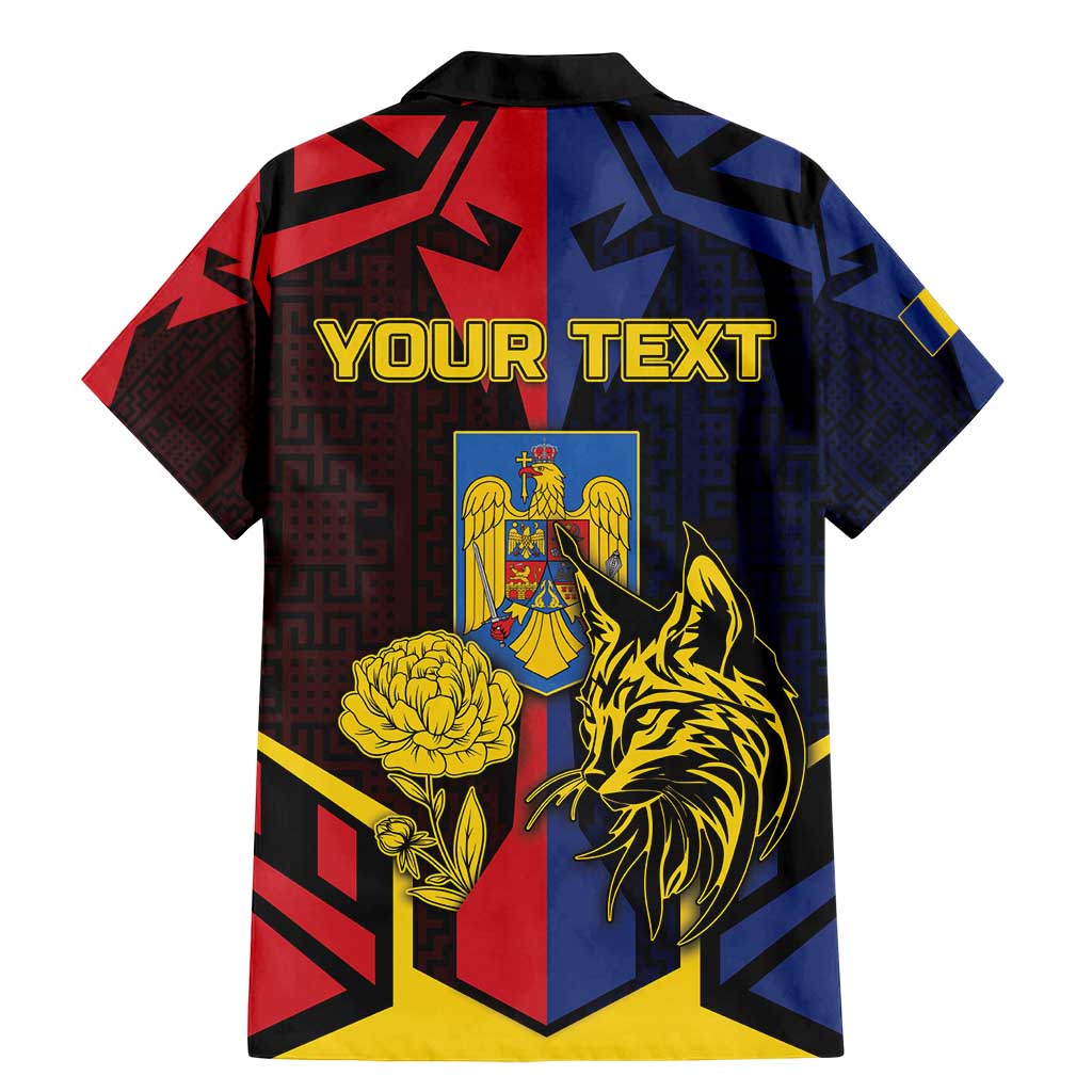 Personalized Romania Family Matching Mermaid Dress and Hawaiian Shirt The Eurasian Lynx With The Peony - Wonder Print Shop