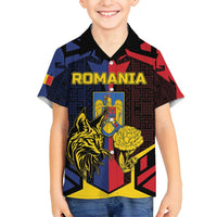 Personalized Romania Family Matching Puletasi and Hawaiian Shirt The Eurasian Lynx With The Peony - Wonder Print Shop