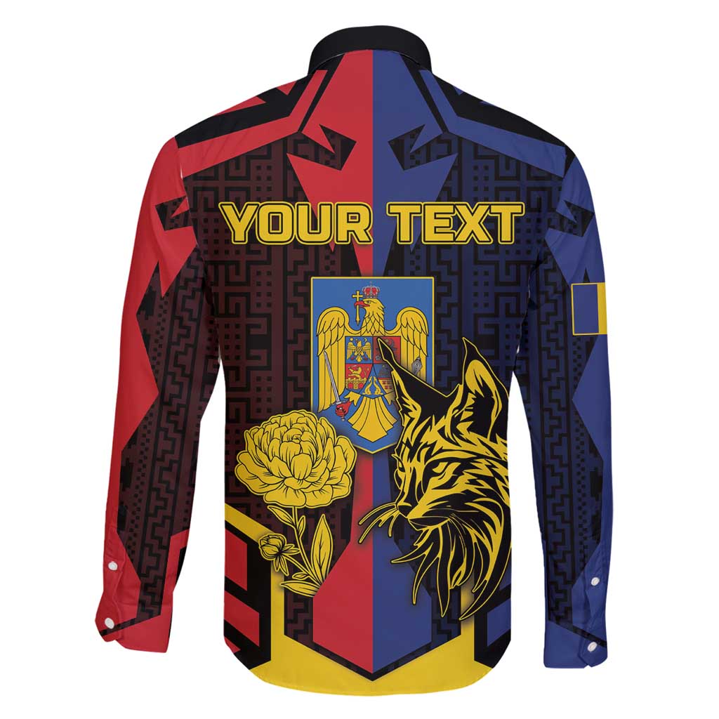 Personalized Romania Family Matching Summer Maxi Dress and Hawaiian Shirt The Eurasian Lynx With The Peony - Wonder Print Shop