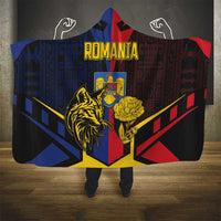 Romania Hooded Blanket The Eurasian Lynx With The Peony - Wonder Print Shop