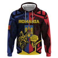 Personalized Romania Hoodie The Eurasian Lynx With The Peony - Wonder Print Shop