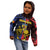 Personalized Romania Kid Hoodie The Eurasian Lynx With The Peony - Wonder Print Shop