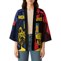 Personalized Romania Kimono The Eurasian Lynx With The Peony - Wonder Print Shop