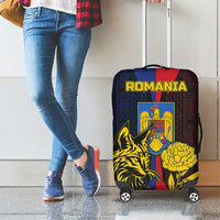 Romania Luggage Cover The Eurasian Lynx With The Peony - Wonder Print Shop