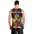Personalized Romania Men Tank Top The Eurasian Lynx With The Peony - Wonder Print Shop