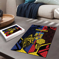 Romania Puzzle The Eurasian Lynx With The Peony - Wonder Print Shop