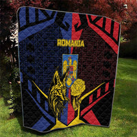 Romania Quilt The Eurasian Lynx With The Peony - Wonder Print Shop