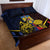 Romania Quilt Bed Set The Eurasian Lynx With The Peony - Wonder Print Shop
