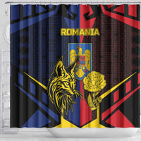 Romania Shower Curtain The Eurasian Lynx With The Peony - Wonder Print Shop