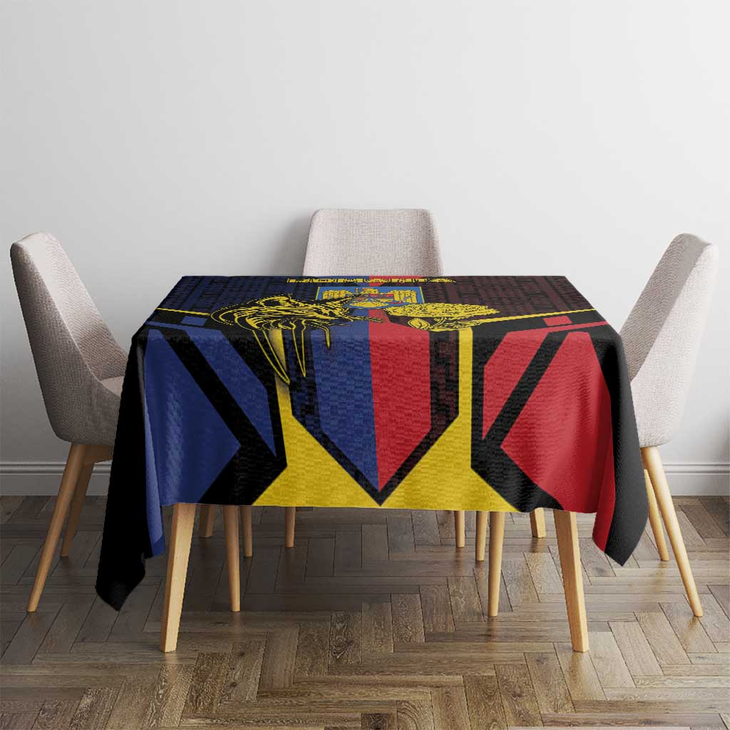 Romania Tablecloth The Eurasian Lynx With The Peony - Wonder Print Shop