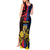 Personalized Romania Tank Maxi Dress The Eurasian Lynx With The Peony - Wonder Print Shop