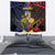 Romania Tapestry The Eurasian Lynx With The Peony - Wonder Print Shop