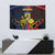 Romania Tapestry The Eurasian Lynx With The Peony - Wonder Print Shop