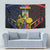 Romania Tapestry The Eurasian Lynx With The Peony - Wonder Print Shop