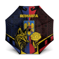 Romania Umbrella The Eurasian Lynx With The Peony - Wonder Print Shop