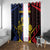 Romania Window Curtain The Eurasian Lynx With The Peony - Wonder Print Shop