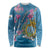 Personalized San Marino Long Sleeve Shirt The Cyclamen Cyprium With Coat Of Arms - Wonder Print Shop