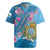 Personalized San Marino Rugby Jersey The Cyclamen Cyprium With Coat Of Arms - Wonder Print Shop