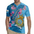 Personalized San Marino Rugby Jersey The Cyclamen Cyprium With Coat Of Arms - Wonder Print Shop