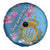San Marino Spare Tire Cover The Cyclamen Cyprium With Coat Of Arms - Wonder Print Shop