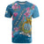 Personalized San Marino T Shirt The Cyclamen Cyprium With Coat Of Arms - Wonder Print Shop